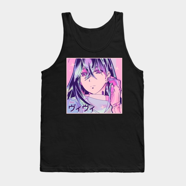 Vivy Aesthetic Tank Top by kimikodesign